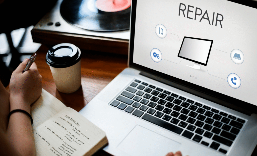 fix laptop display white spots
