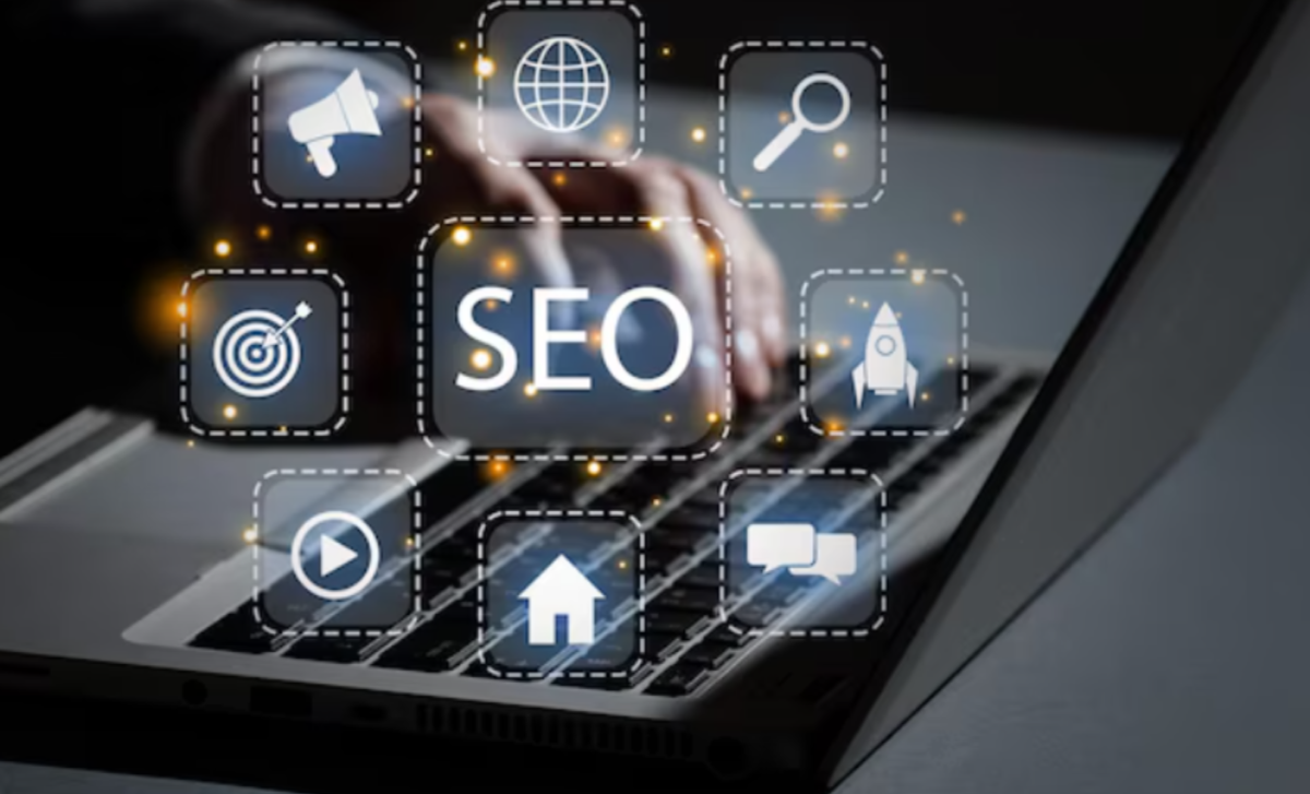 Professional white label SEO report showing analytics and client branding