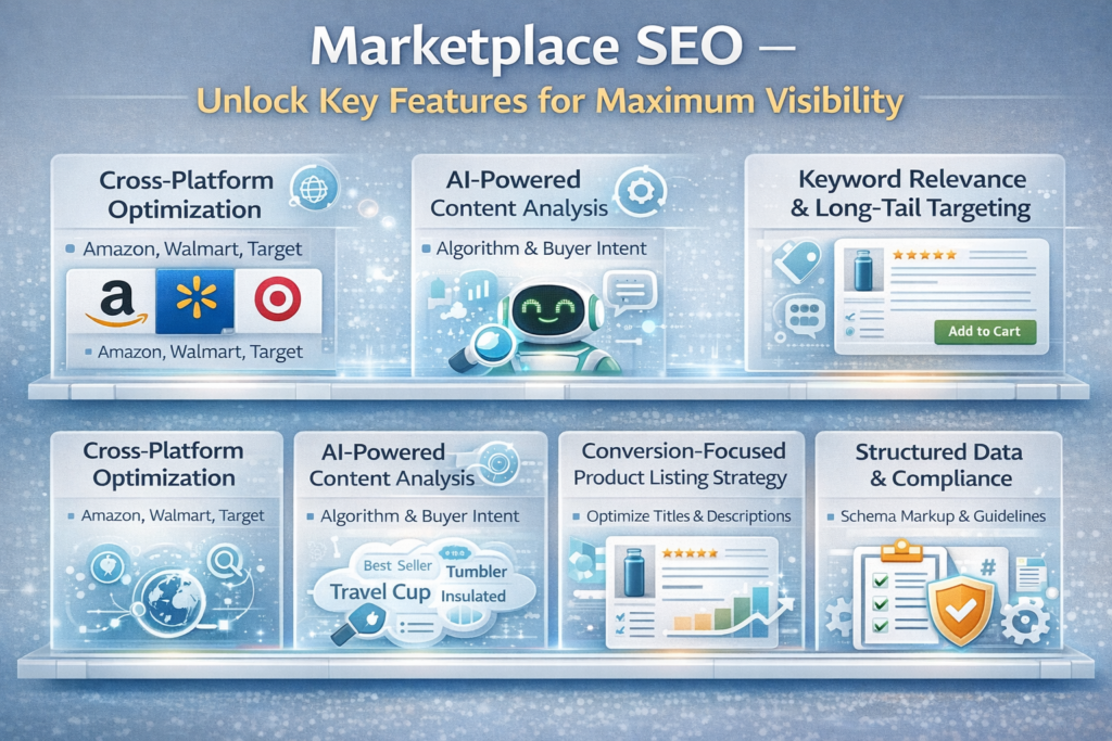 Marketplace SEO, highlighting cross-platform optimization