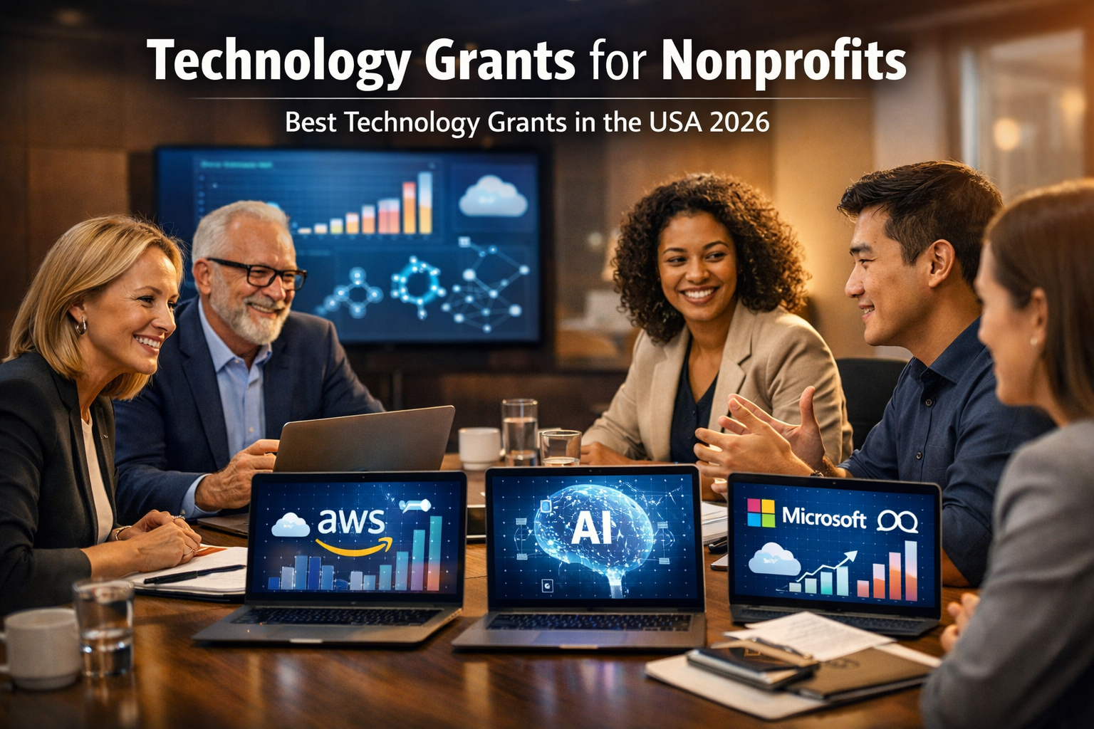 Top technology grants for nonprofits in 2026 offer funding, cloud credits, and software support
