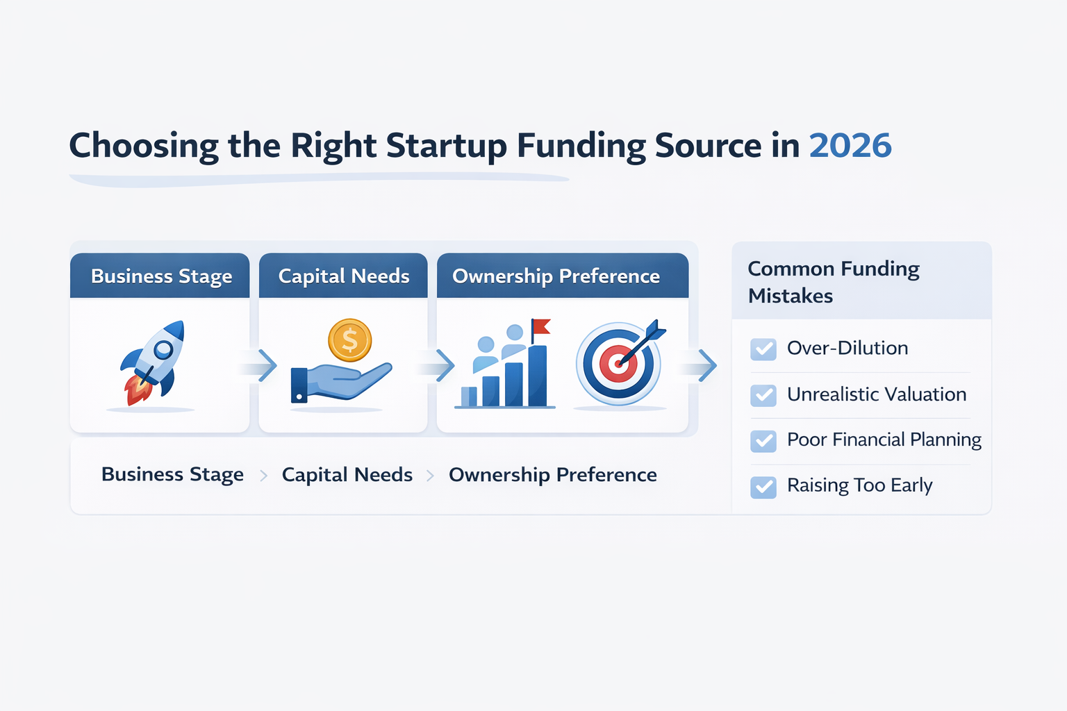 how to choose the right startup funding source and avoid common mistakes